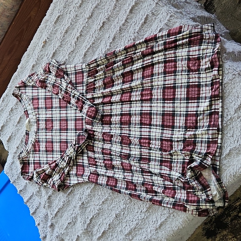 Tea n Rose plaid dress m